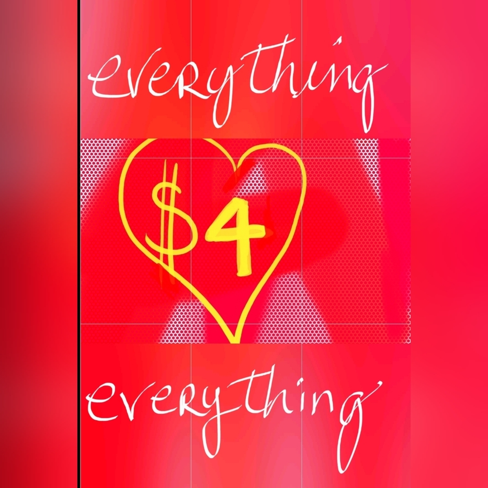 Like This Listing To Be Notified Everything $4